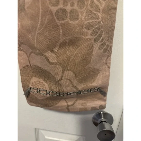 Anthropologie Pilcro The Camp Wanderer Jeans Pink Tan Patchwork Boho Festival 30 - Picture 9 of 9